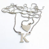 Customize Name Double Chain Necklace Design 11