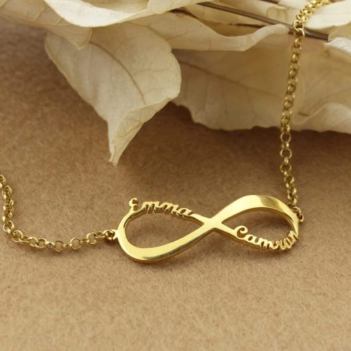 Customize Infinity Name Necklace Design 6