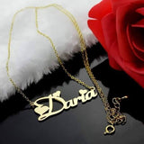 Customize Name Hearts Necklace