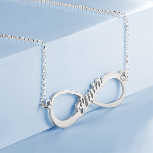 Customize Infinity Single Name Necklace
