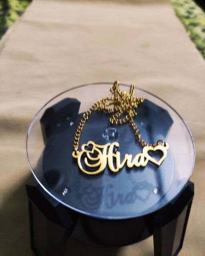 Customize Name Heart Necklace